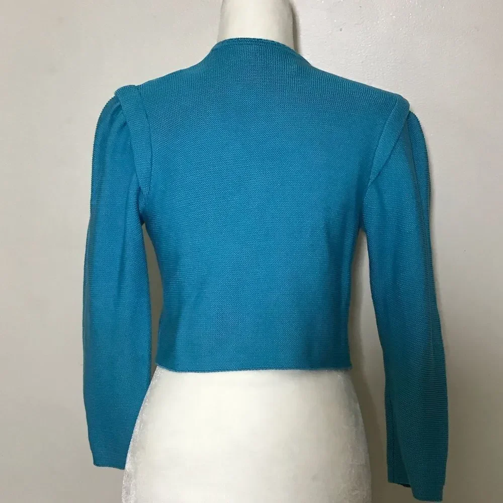 Vintage Geiger of Australia Women Blue Sweater Size 34